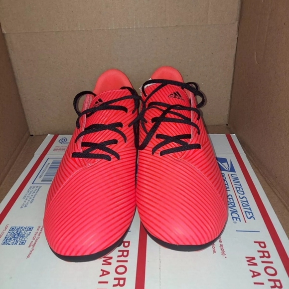 Adidas Nemeziz 19.4 FxG - Soccer Cleats EH0302 Mens Size 12 - Orange Black - Picture 3 of 6